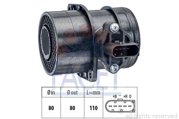 Volkswagen Lt 1996-2006 Arası 2.8 TDI Facet Marka Hava Debimetresi