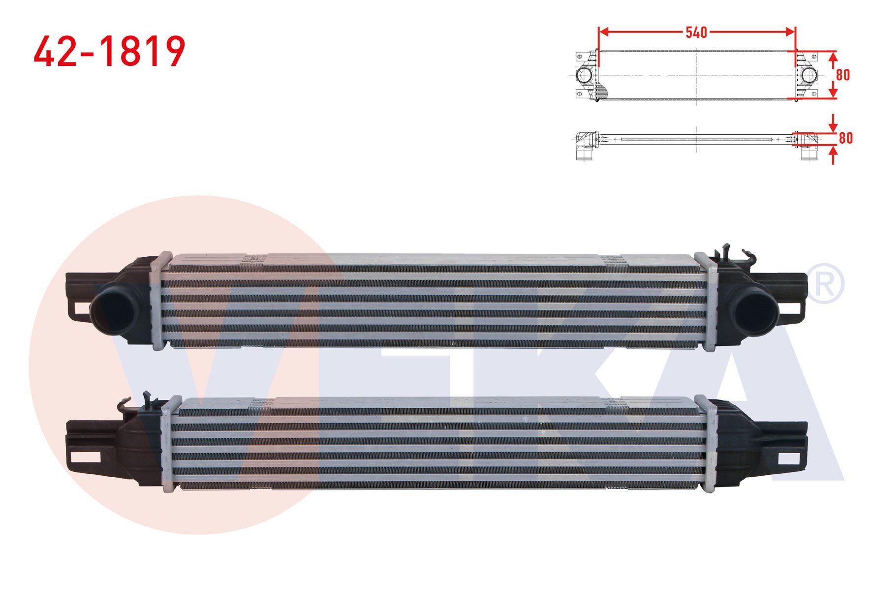 Fioirno 1.3 Turbo Radyatörü Veka 42-1819