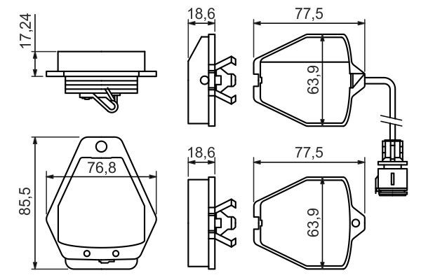 Audi A8 1994-2005 Arası 4.2 quattro Bosch Marka Ön Balata