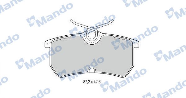 Ford Focus 1998-2009 Arası 1.6 16V, 1.4 16V, 1.8 16V Mando Marka Arka Balata