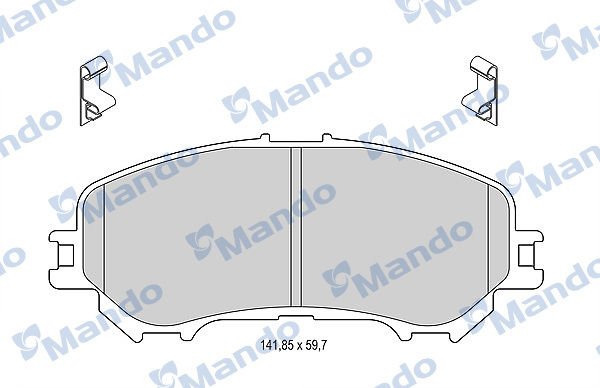 Renault Kadjar 2015-2019 Arası 1.5 dCi 110, 1.6 dCi 130 4x4, 1.2 TCe 130, 1.6 dCi 130 Mando Marka Ön Balata