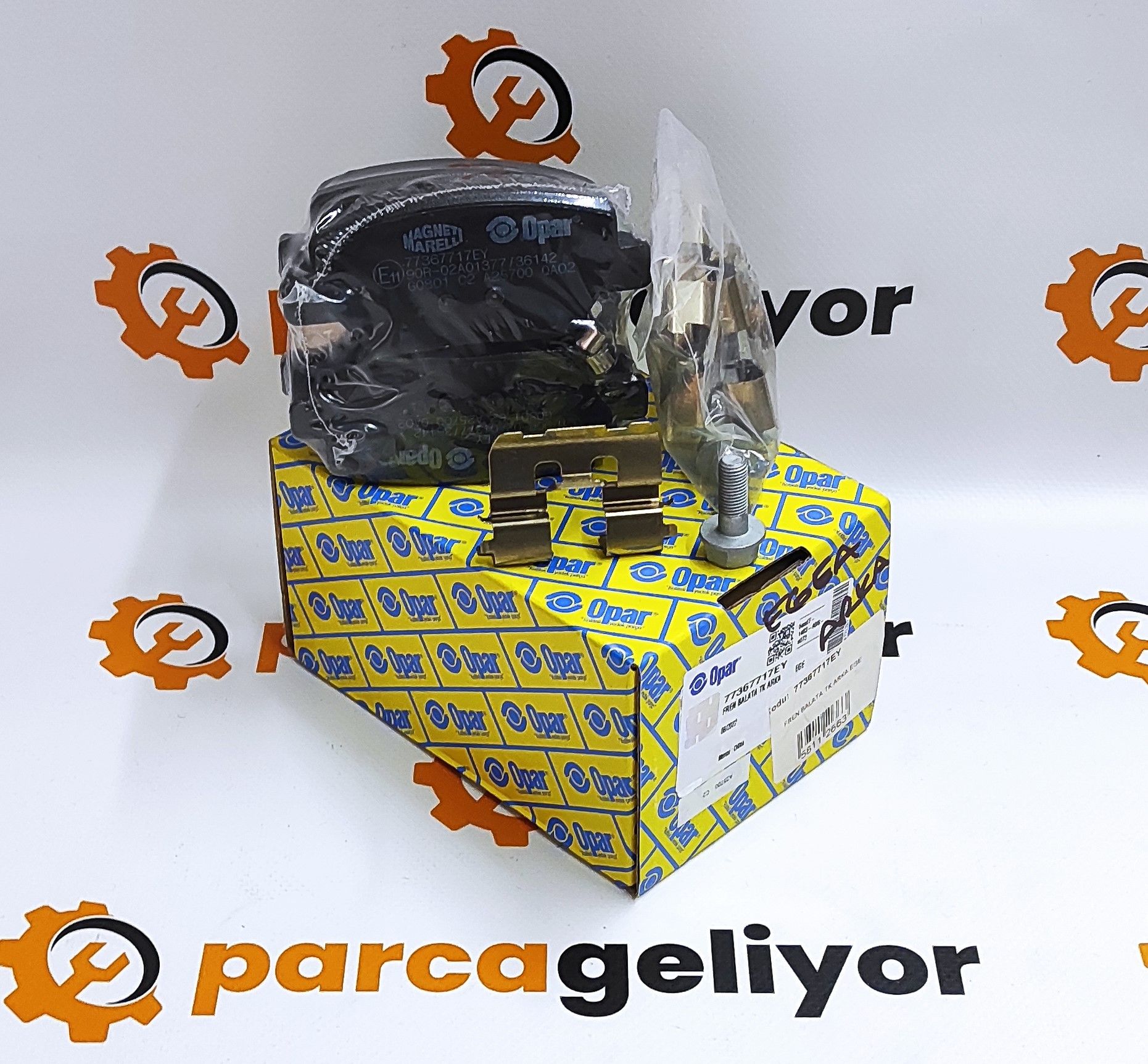 Egea 1.4 T-Jet Arka Fren Balatası Opar 77367717E
