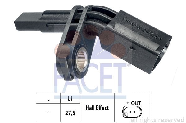 Seat Leon 2005-2013 Arası 1.6 TDI Facet Marka Ön Abs Sensörü