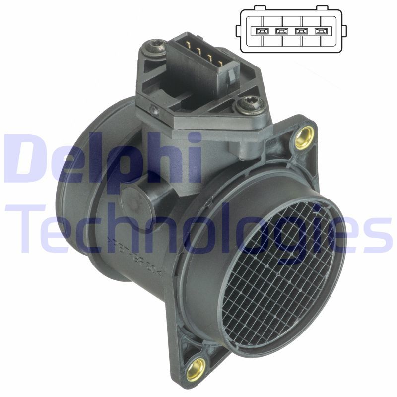 Volkswagen Golf 1997-2008 Arası 1.8 T Delphi Marka Hava Debimetresi