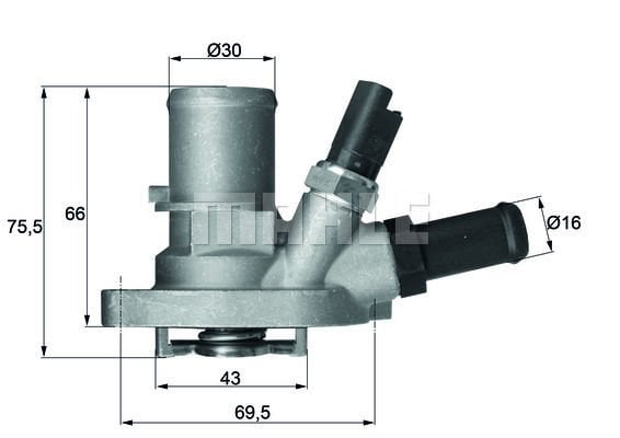 Fiat Panda Van 2012-2016 Arası 1.2, 1.2 LPG Mahle Marka Termostat