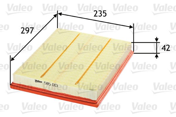 Opel Astra 1998-2015 Arası 1.2 16V Valeo Marka Hava Filtresi