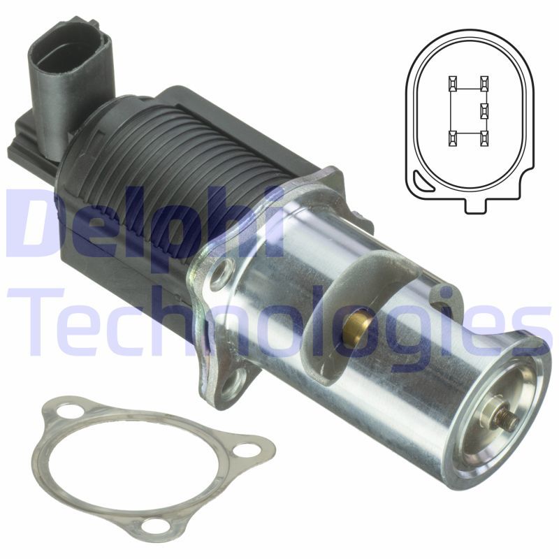 Renault Espace 1996-2002 Arası 2.2 dCi Delphi Marka EGR Valfi