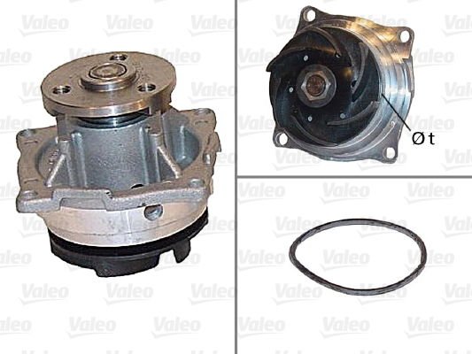 Ford Escort 1995-2002 Arası 1.8 16V, 1.6 16V Valeo Marka Devirdaim Su Pompası
