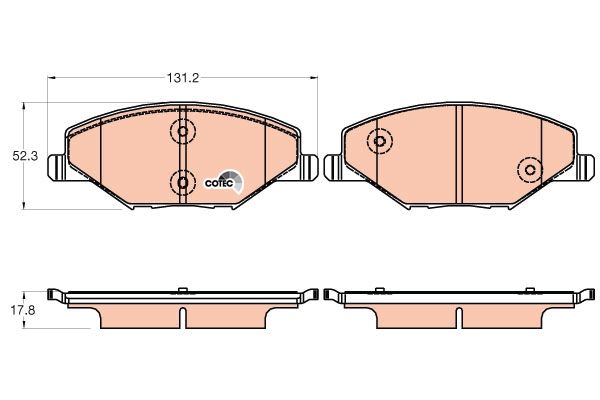 Skoda Fabia 2006-2014 Arası 1.2 12V TRW Marka Ön Balata