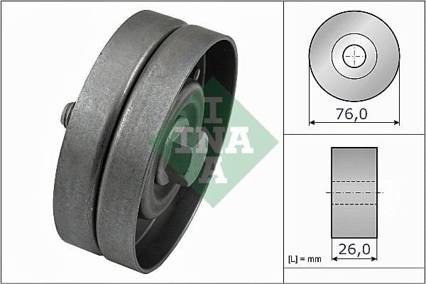 Volkswagen Golf 1997-2008 Arası 1.4 16V, 1.6 16V INA Marka Vantilatör Kayış Gergi Rulmanı