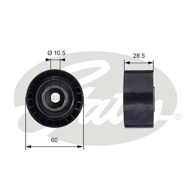Ford Orion 1990-1996 Arası 1.6 i 16V, 1.8 i 16V Gates Marka Vantilatör Kayış Gergi Rulmanı