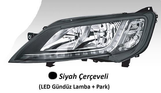 Ducato III 2014- Sol Far Ledli Siyah Ayfar AYF-505217