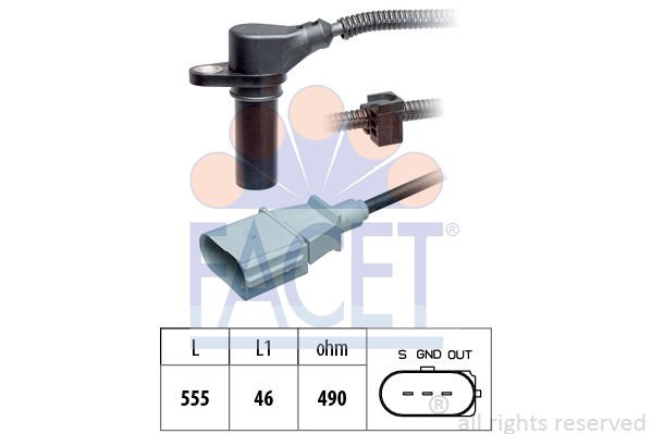 Seat Cordoba 2002-2009 Arası 1.9 TDI Facet Marka Krank Sensörü