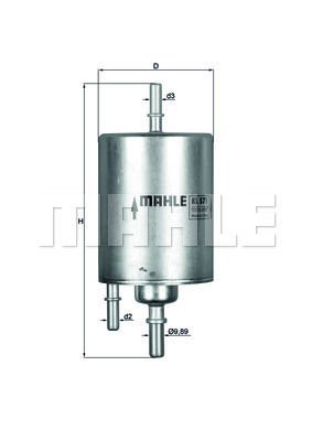 Chevrolet Matiz 2005-2009 Arası 1.0 LPG Mahle Marka Benzin Yakıt Filtresi