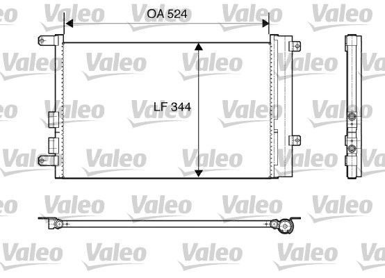 Alfa Romeo 156 1997-2006 Arası 1.6 16V T.SPARK, 1.6 16V T.SPARK., 2.4 JTD, 1.9 JTD, 2.5 V6 24V, 2.0 16V T.SPARK, 1.8 16V T.SPARK Valeo Marka Klima Radyatörü