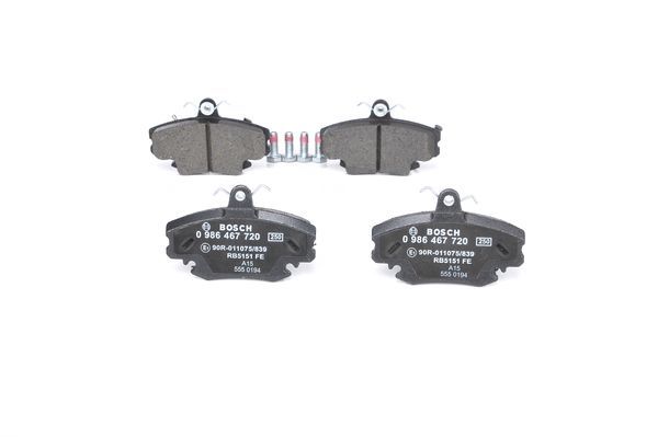 Renault Clio 1990-2016 Arası 1.6 16V Bosch Marka Ön Balata
