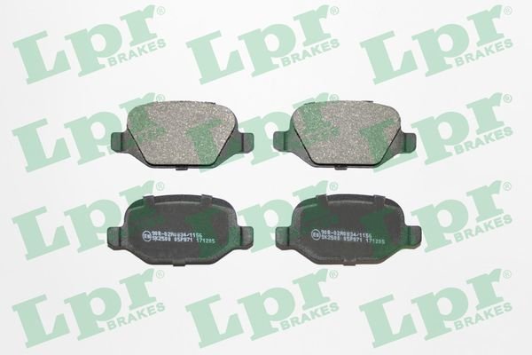 Alfa Romeo 156 1997-2006 Arası 1.6 16V T.SPARK, 1.6 16V T.SPARK. LPR Marka Arka Balata