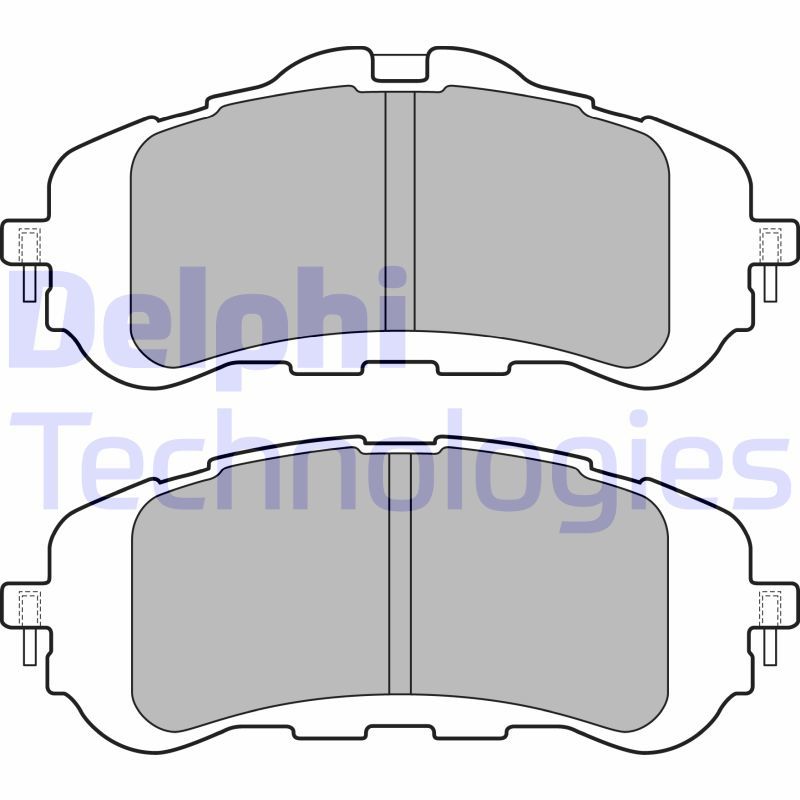 Peugeot 308 2013-2021 Arası 1.6 HDi, 1.6 HDi / BlueHDi 115, 1.6 THP, 1.2 VTi 72, 1.6 THP 125, 1.6 HDi 92, 1.2 THP 130 Delphi Marka Ön Balata