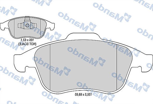 Renault Laguna 2007-2015 Arası 3.5 V6, 2.0 dCi, 3.0 dCi Mando Marka Ön Balata