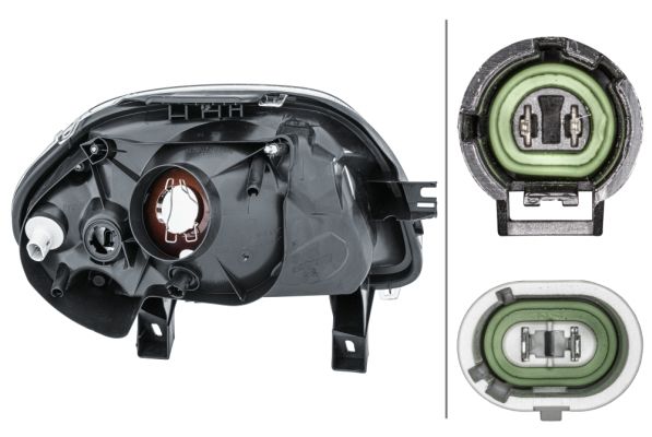 Renault Clio 1998-2016 Arası 2.0 16V Sport Sol Sinyalli+Elektrikli Hella Marka Far