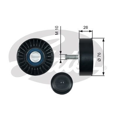 Audi A1 2010-2018 Arası 1.2 TFSI Gates Marka Vantilatör Kayış Gergi Rulmanı