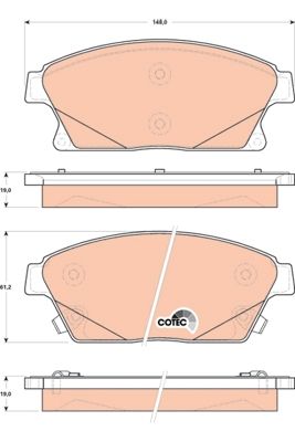 Chevrolet Cruze 2009-2013 Arası 1.6 TRW Marka Ön Balata