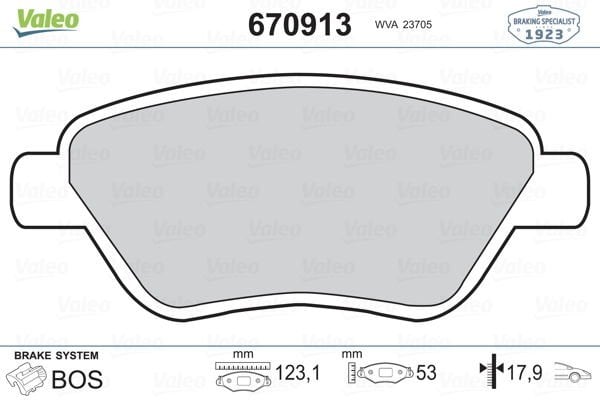 Fiat Idea 2003-2007 Arası 1.4 LPG, 1.4, 1.2 16V, 1.3 D Multijet, 1.4 16V Valeo Marka Ön Balata