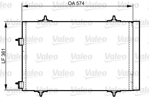 Peugeot 508 2010-2018 Arası 1.6 VTi, 1.6 HDi, 1.6 THP Valeo Marka Klima Radyatörü