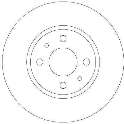 Fiat Panda 2012-2016 Arası 1.2 TRW Marka Ön Fren Diski