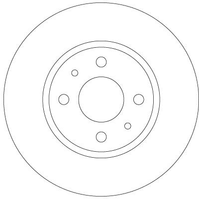 Fiat Panda 2012-2016 Arası 1.3 D Multijet TRW Marka Ön Fren Diski