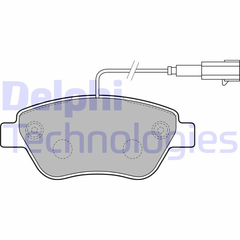 Fiat Punto 2012-2016 Arası 1.3 D Multijet Delphi Marka Ön Balata