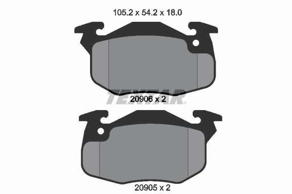 Peugeot 106 1991-2005 Arası 1.3 Textar Marka Ön Balata