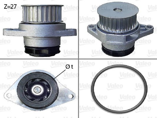 Volkswagen Polo 1994-1999 Arası 100 1.4 16V Valeo Marka Devirdaim Su Pompası