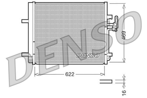 Ford Galaxy 2006-2015 Arası 2.0 TDCi Denso Marka Klima Radyatörü