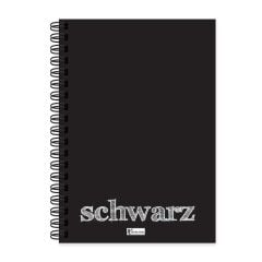Keskin Color Schwarz Not Defteri, Plastik Kapak, Çizgisiz Siyah Kağıt, 60 Yaprak, (14x20 cm)
