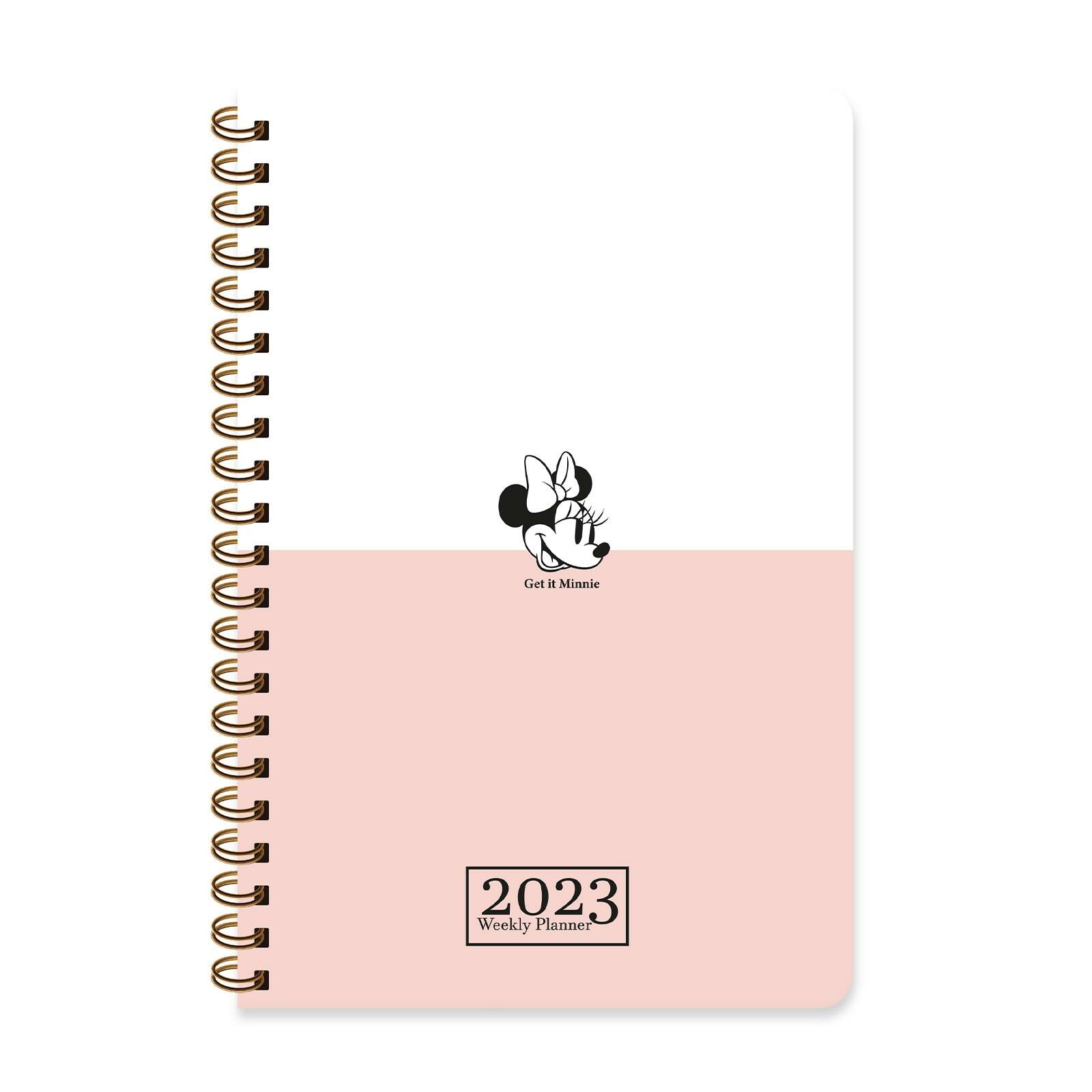 Keskin Color Minnie Mouse Haftalık Ajanda, Karton Kapak, 72 Yaprak, (13x19,5 cm), Get İt