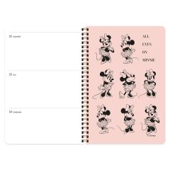 Keskin Color Minnie Mouse Haftalık Ajanda, Karton Kapak, 72 Yaprak, (13x19,5 cm), İconic