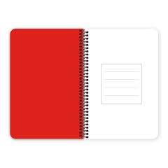 Keskin Color Hisli Şeyler Serisi Haftalık Ajanda, Kırmızı Karton Kapak, 72 Yaprak, (13x19,5 cm), Sevinçten Uçuyorum
