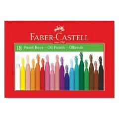 Faber Castel Pastel Boya, Karton Kutu, 18'li
