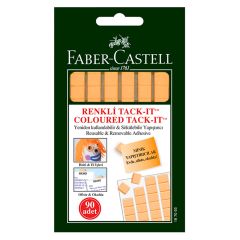 Faber Castel Tack-it Yapıştırıcı, 90 Adet, Açık Turuncu