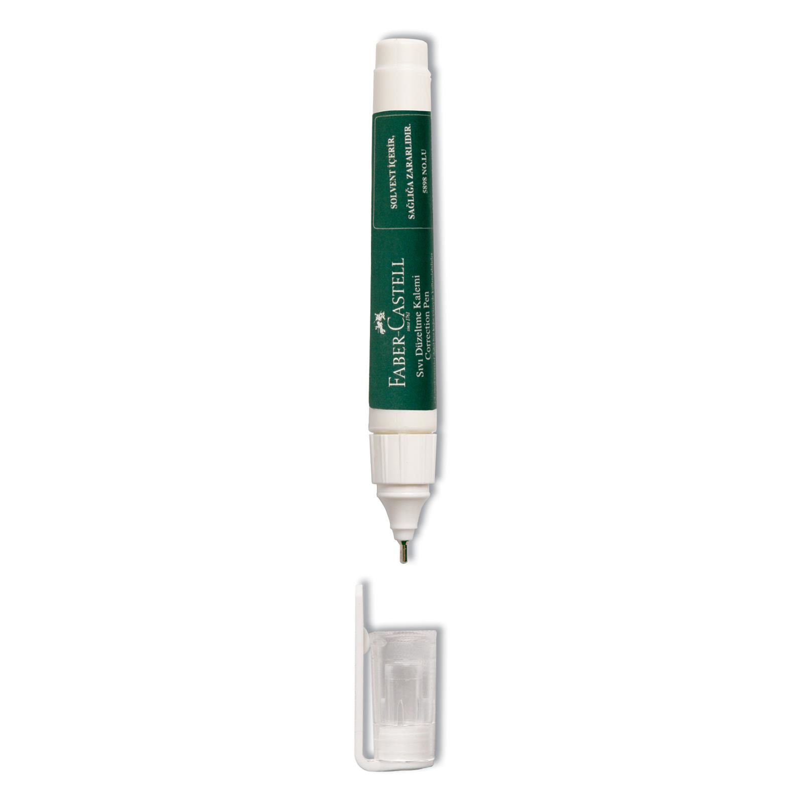 Faber Castel Sıvı Düzeltme Kalemi, 7 ml, Beyaz