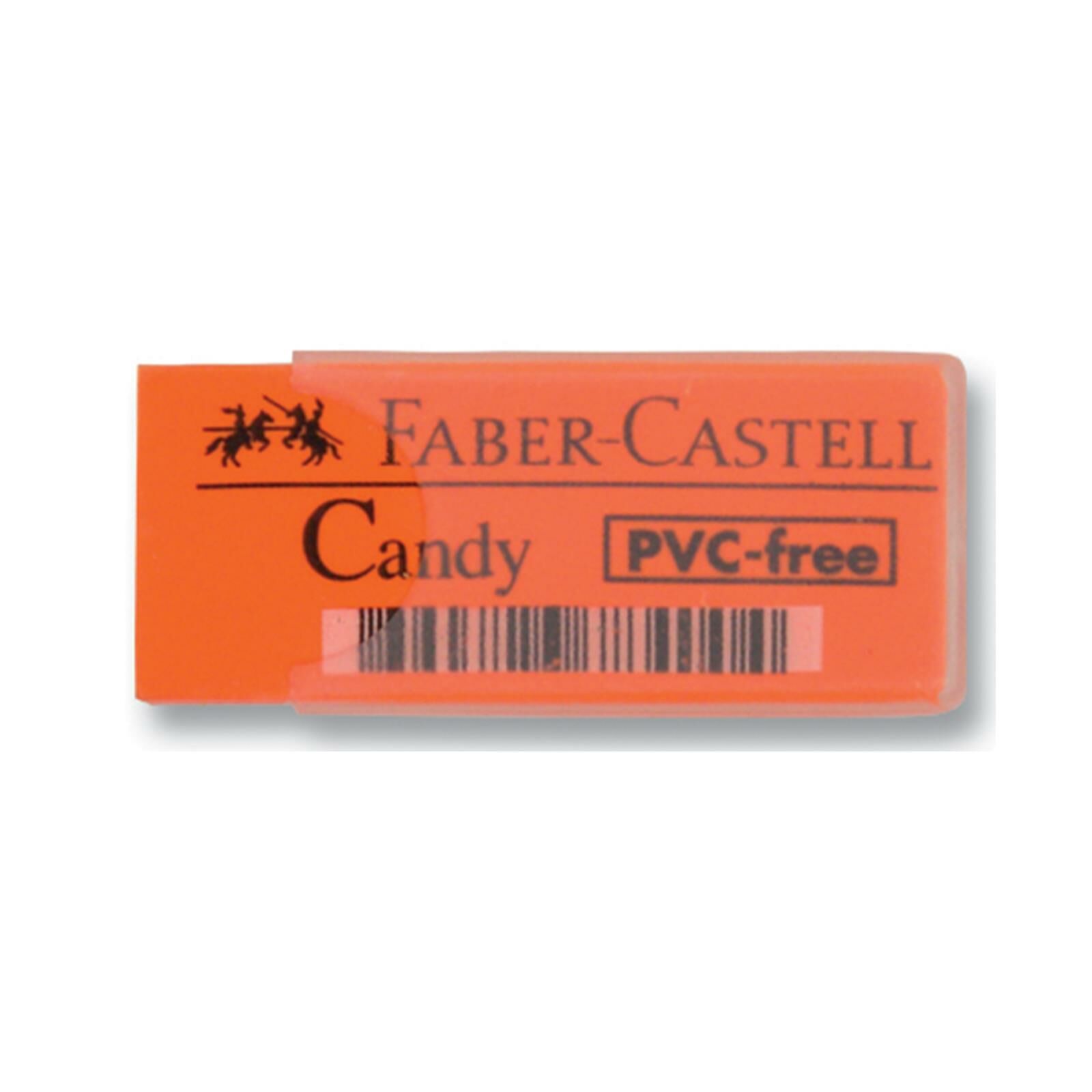 Faber Castel Candy Pilastik Kılıflı Silgi, Turuncu