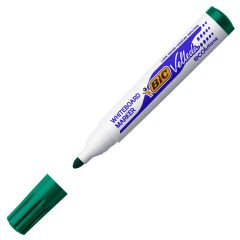 Bic Vellada 1701 Eco Beyaz Tahta Kalemi, Yuvarlak Uç, Yeşil