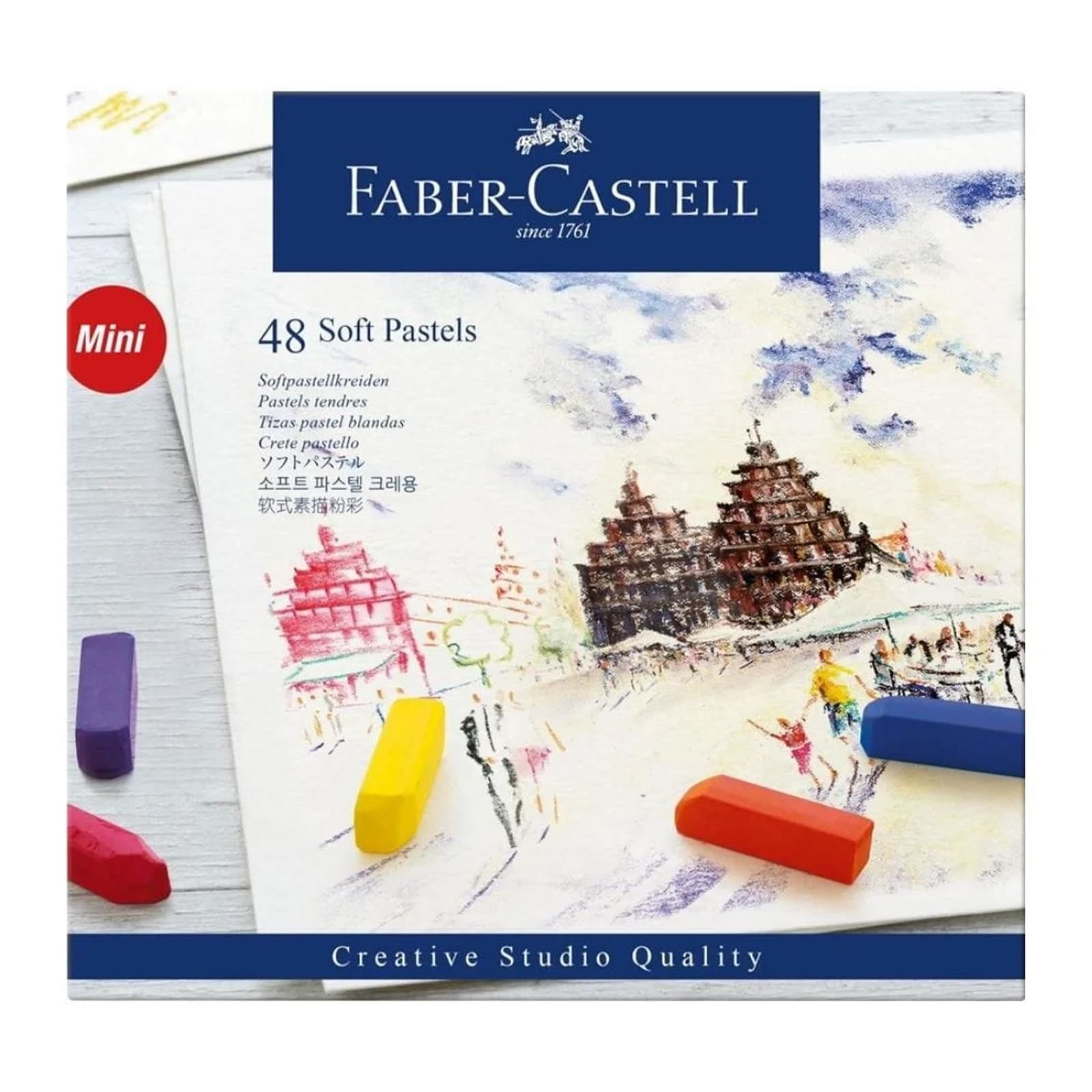 Faber Castel Creative Studio Mini Toz (Soft) Pastel Boya, 48'li