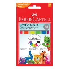 Faber Castel Creative Tack-it Yapıştırıcı, 50 gr, Karışık Renkli