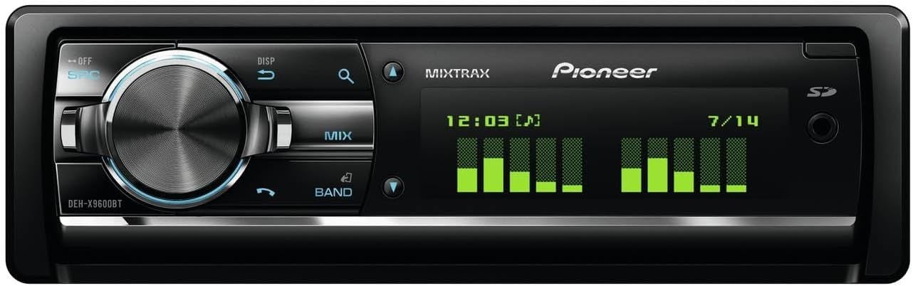 Pioneer DEH-X9600bt Bluetooth'lu CD'li 4X50W Mixtrax USB SD 3 Anfi Çıkışlı Üst Seri Oto Teyp Digicom