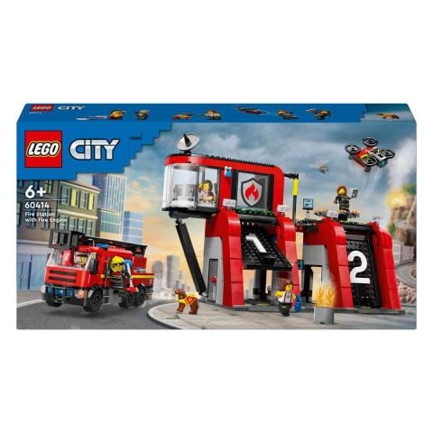 LEGO® City İtfaiye Kamyonlu İtfaiye Merkezi 60414