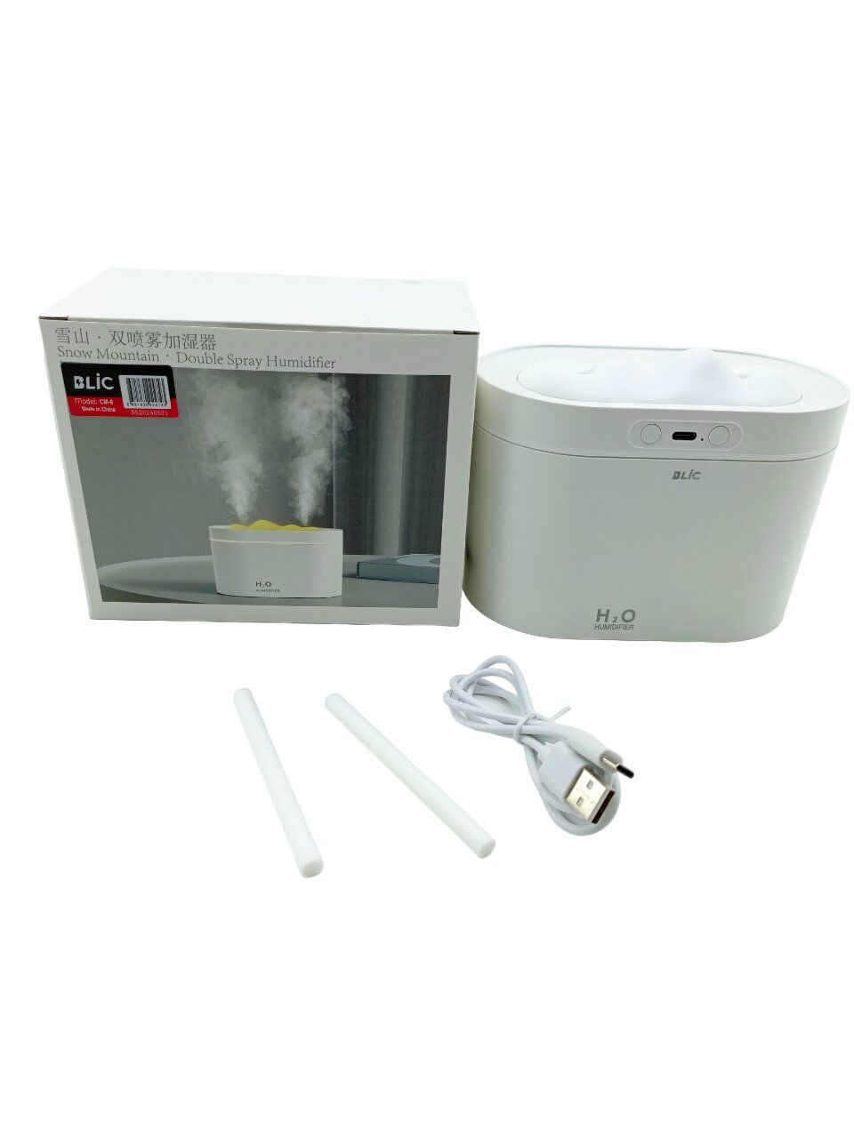 SNOW MOUNTAİN BLİC CM-8 HAVA NEMLENDİRİCİ ( USB ŞARJLI ) ( 4W ) (155X90X117.5MM ) ( 800ML )*30