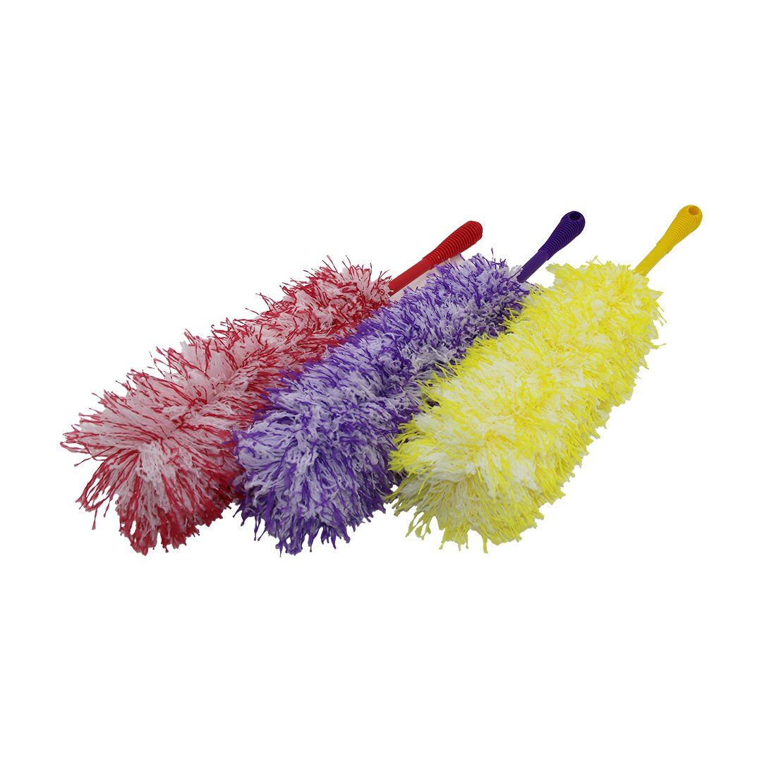 İBİCO İ21-024 ( RENKLİ İP ) TOZ ALMA PÜSKÜLÜ ( PÜSKÜL=36 CM + RENKLİ PLASTİK SAP=19CM = 55CM ) (BRKT-910248)*300