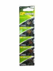 GP LITHIUM CELL CR1216MTP-7C5 PARA PİLİ 3V 5Lİ KART*400